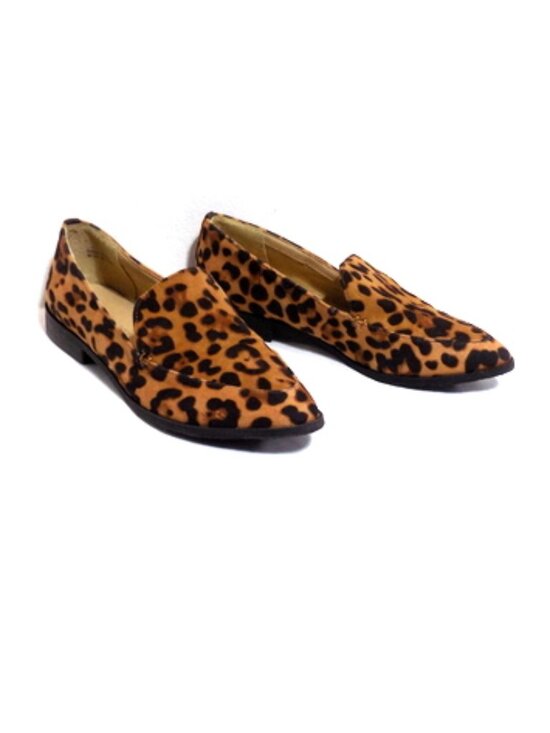 CL by Laundry Shoes - CL by Laundry Women’s Leopard Print Francie Slide on Casual Loafers – Size: 8